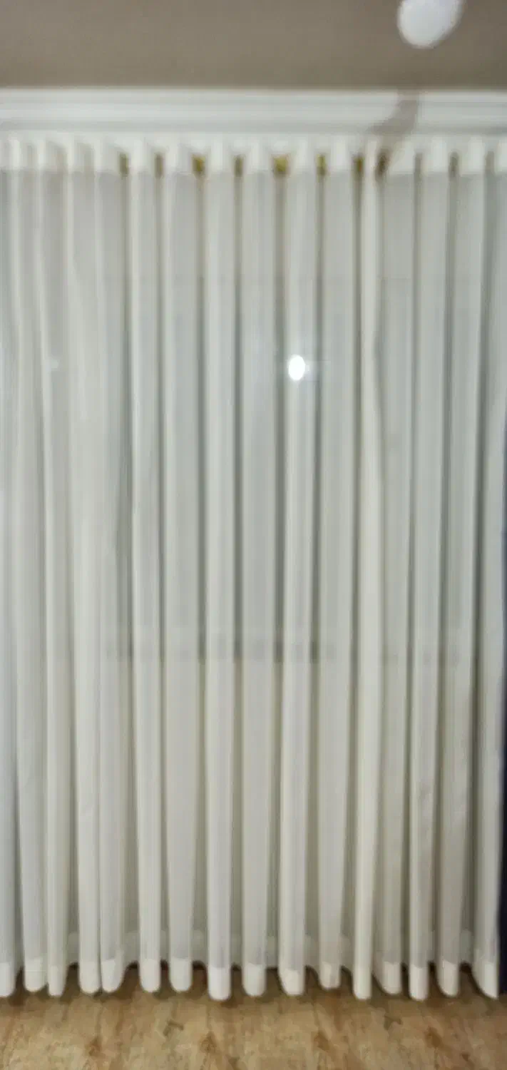 پرده حریر ساده سفید|پرده، رانر، رومیزی|سنگر, |دیوار