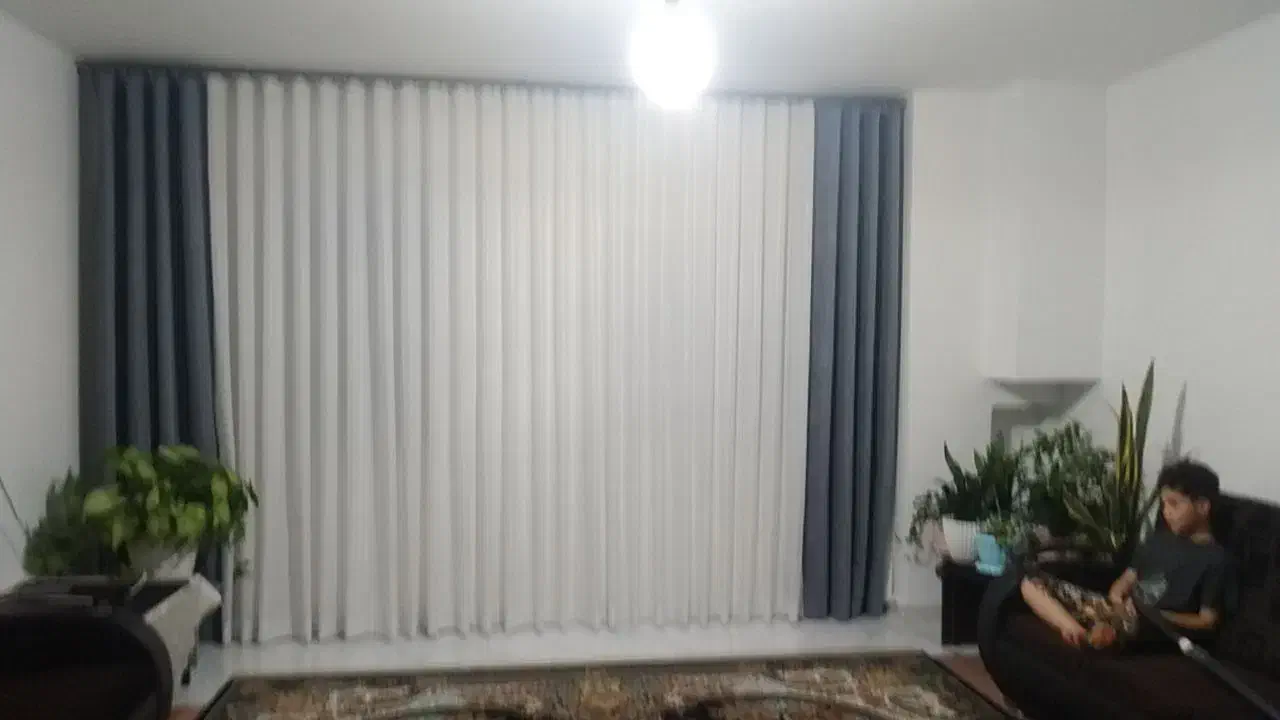 پرده نونو مینیمال چند ماه بیشتر نیست خریدم|پرده، رانر، رومیزی|هشتگرد, شهرک ولیعصر (مصلی)|دیوار