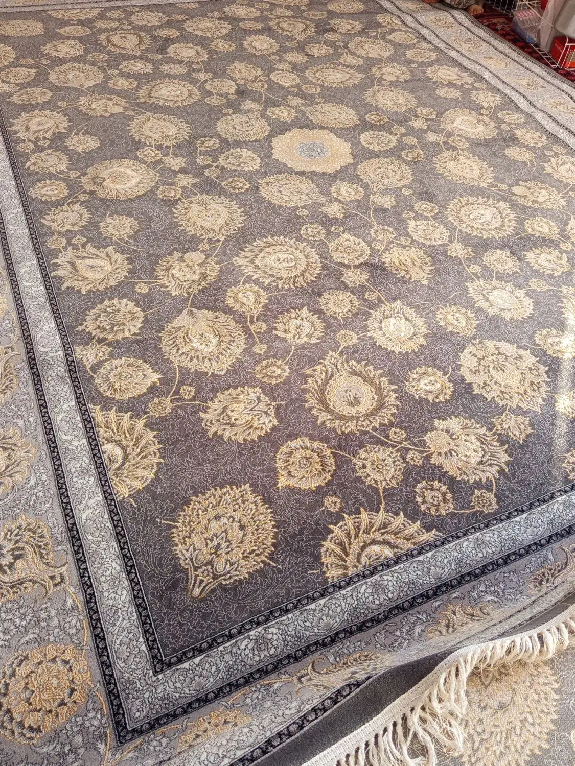 طلا کوب 1000 شانه|فرش|میانه, |دیوار