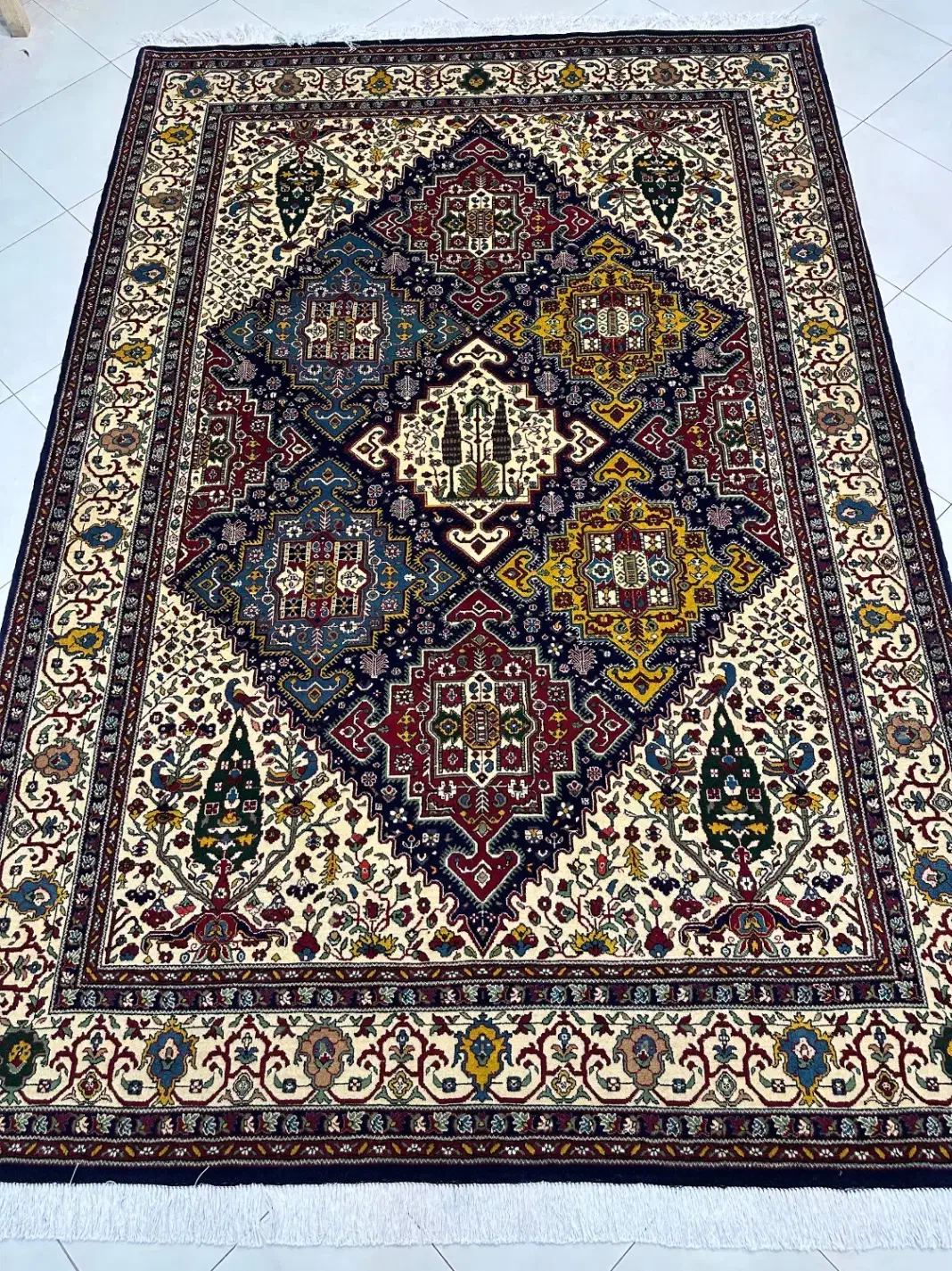 فرش دستبافت قشقایی/پرو در منزل/اقساط|فرش|مشهد, کوثر|دیوار