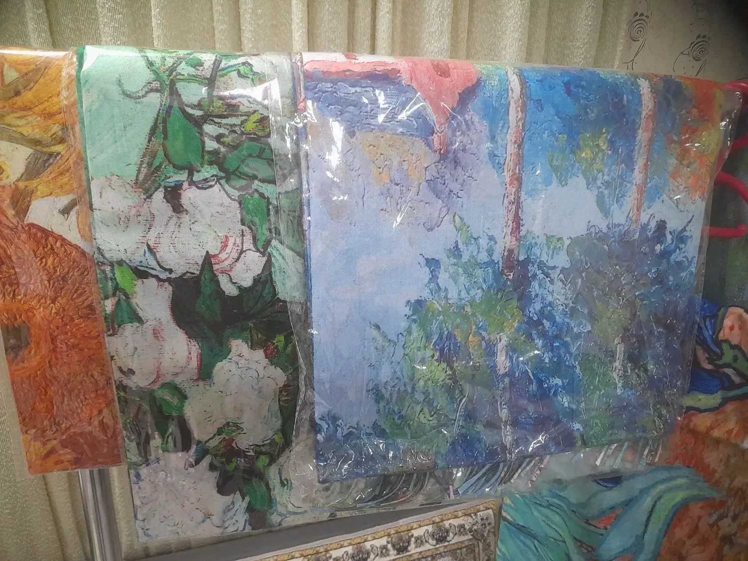 شال نقاشی موهر|لباس|مشهد, سجاد شهر|دیوار