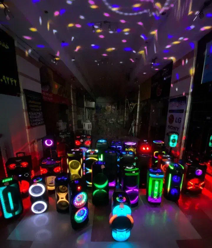 اسپیکرهای باند بلندگو باغ شارژی فلش بلوتوثی سیستم|سیستم صوتی خانگی|اصفهان, قلعه طبره|دیوار