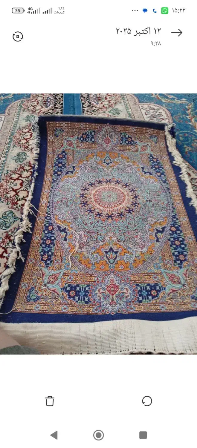 فرش ابریشم|فرش|قم, میرزائیه|دیوار