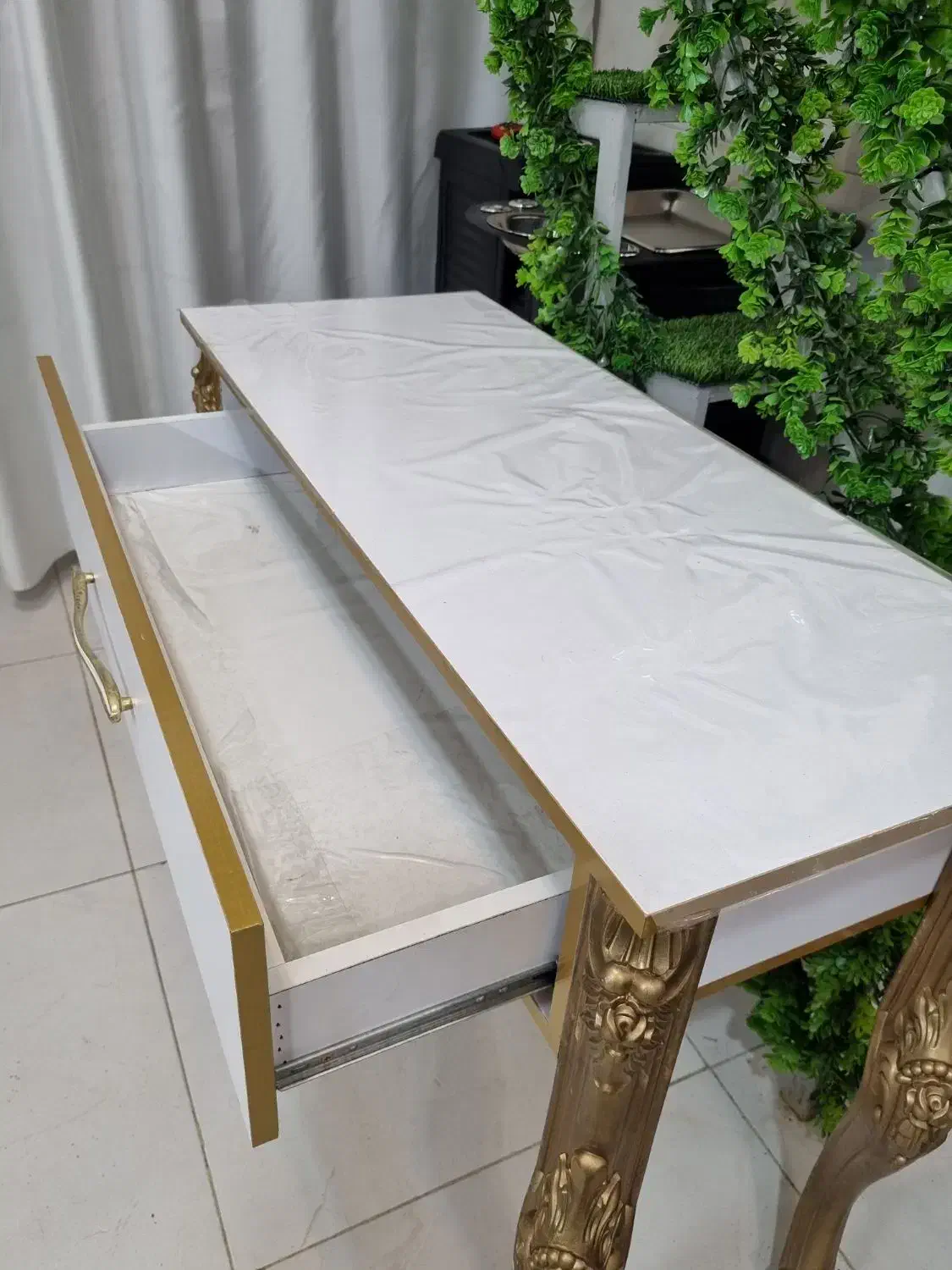 میز کنسول میز آینه|بوفه، ویترین، کنسول|لنجان, |دیوار