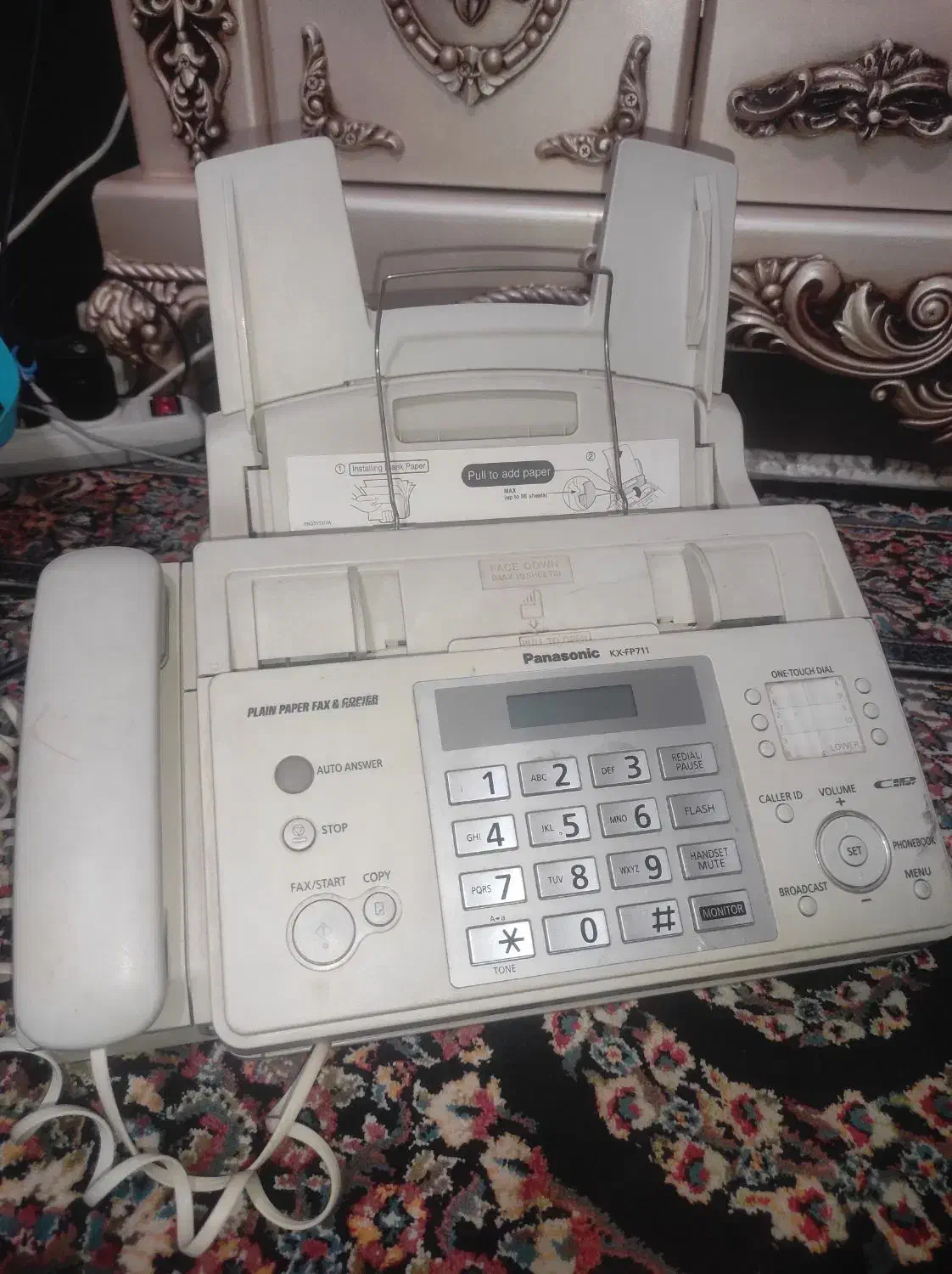 تلفن و فکس پاناسونیک|پرینتر، اسکنر، کپی، فکس|قزوین, |دیوار