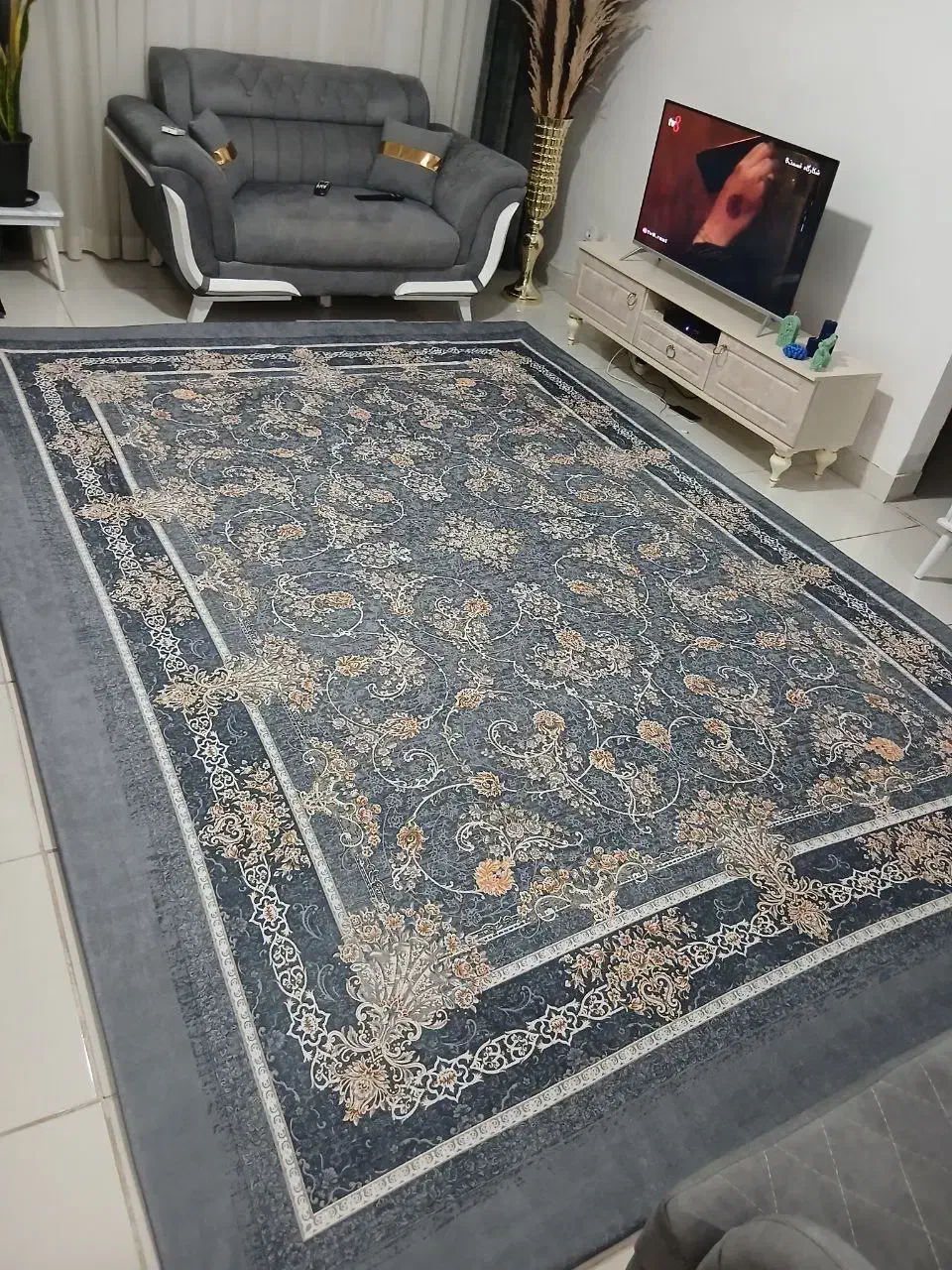 روفرشی کاملا نو کش دار طرح فرش|روفرشی|رشت, کوی مهر|دیوار