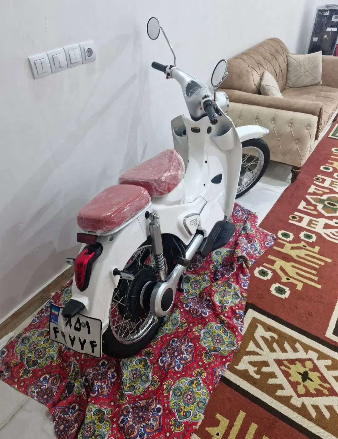 موتور سیکلت برقی صفر کیلومتر بدون کارکرد|موتورسیکلت|اهواز, زیباشهر|دیوار