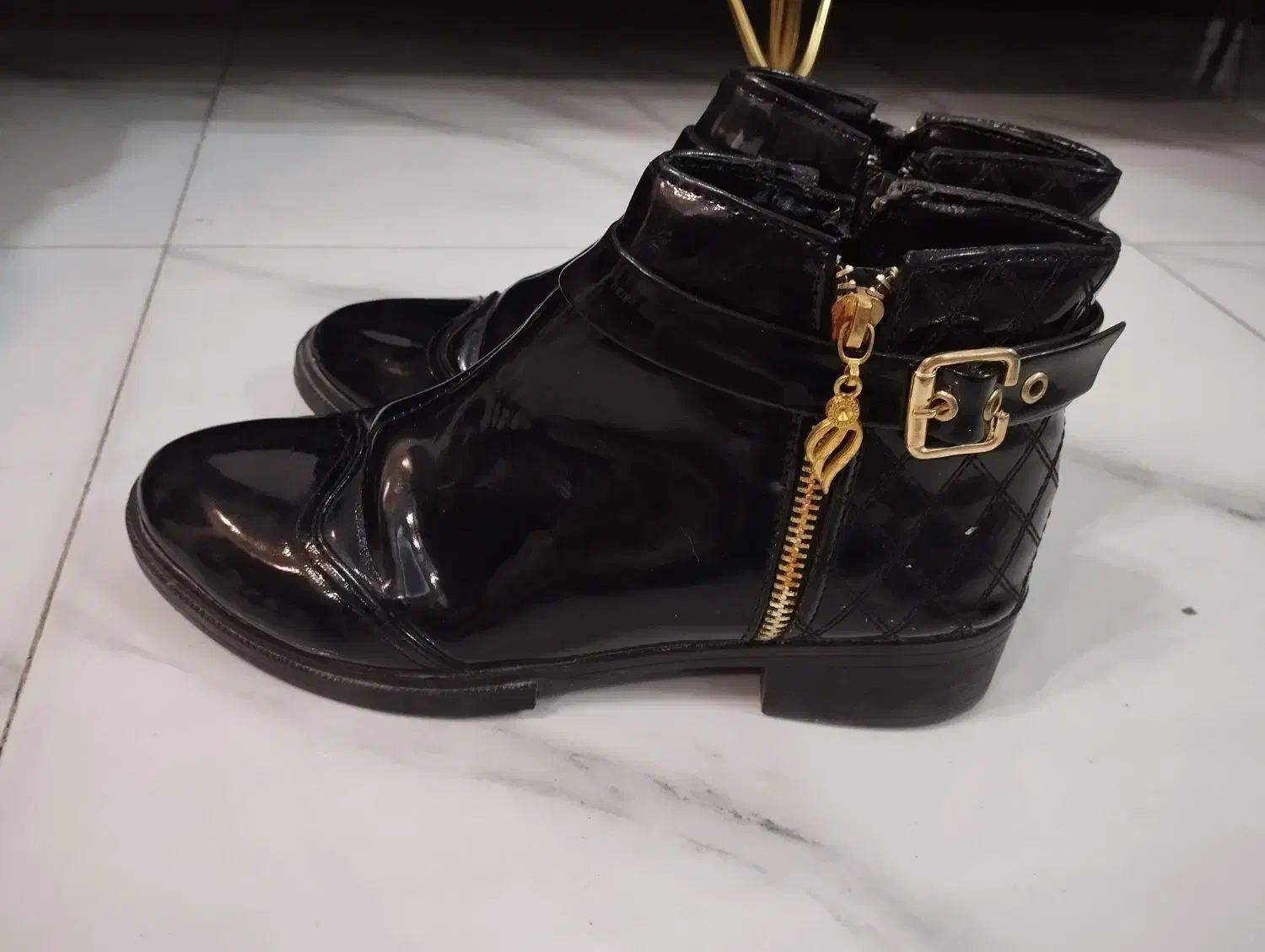 بوت ورنی سایز 38|کیف، کفش، کمربند|تهران, تهرانسر شمالی|دیوار