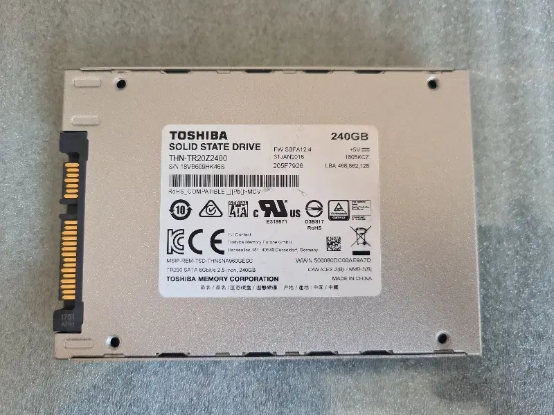 SSD TOSHIBA 240GB|قطعات و لوازم جانبی رایانه|ارومیه, |دیوار