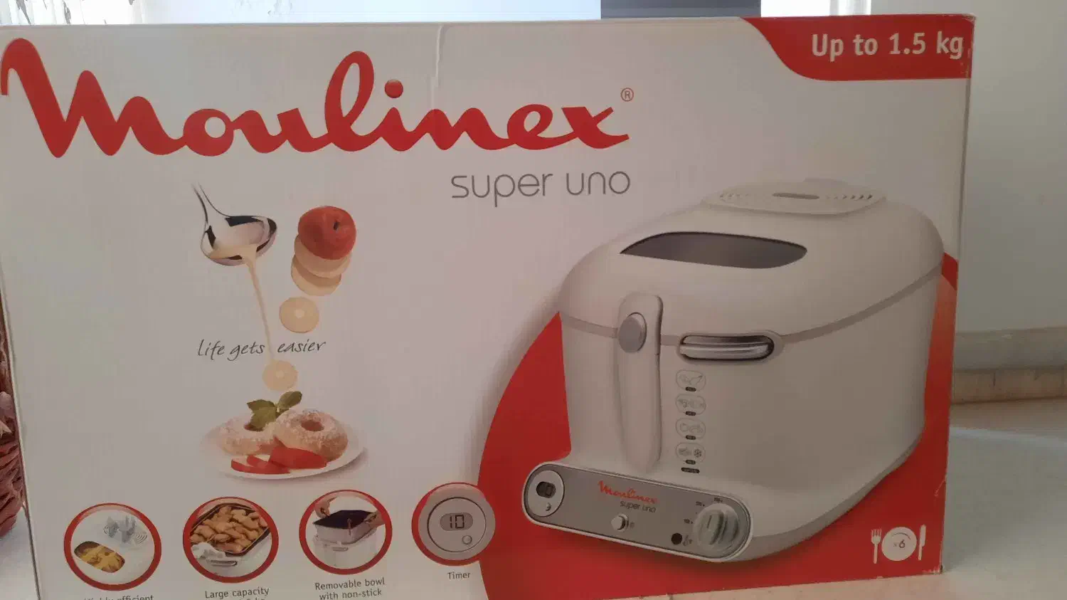 سرخکن مولینکس(آک)|اجاق گاز و لوازم برقی پختوپز|کاشان, ولیعصر|دیوار