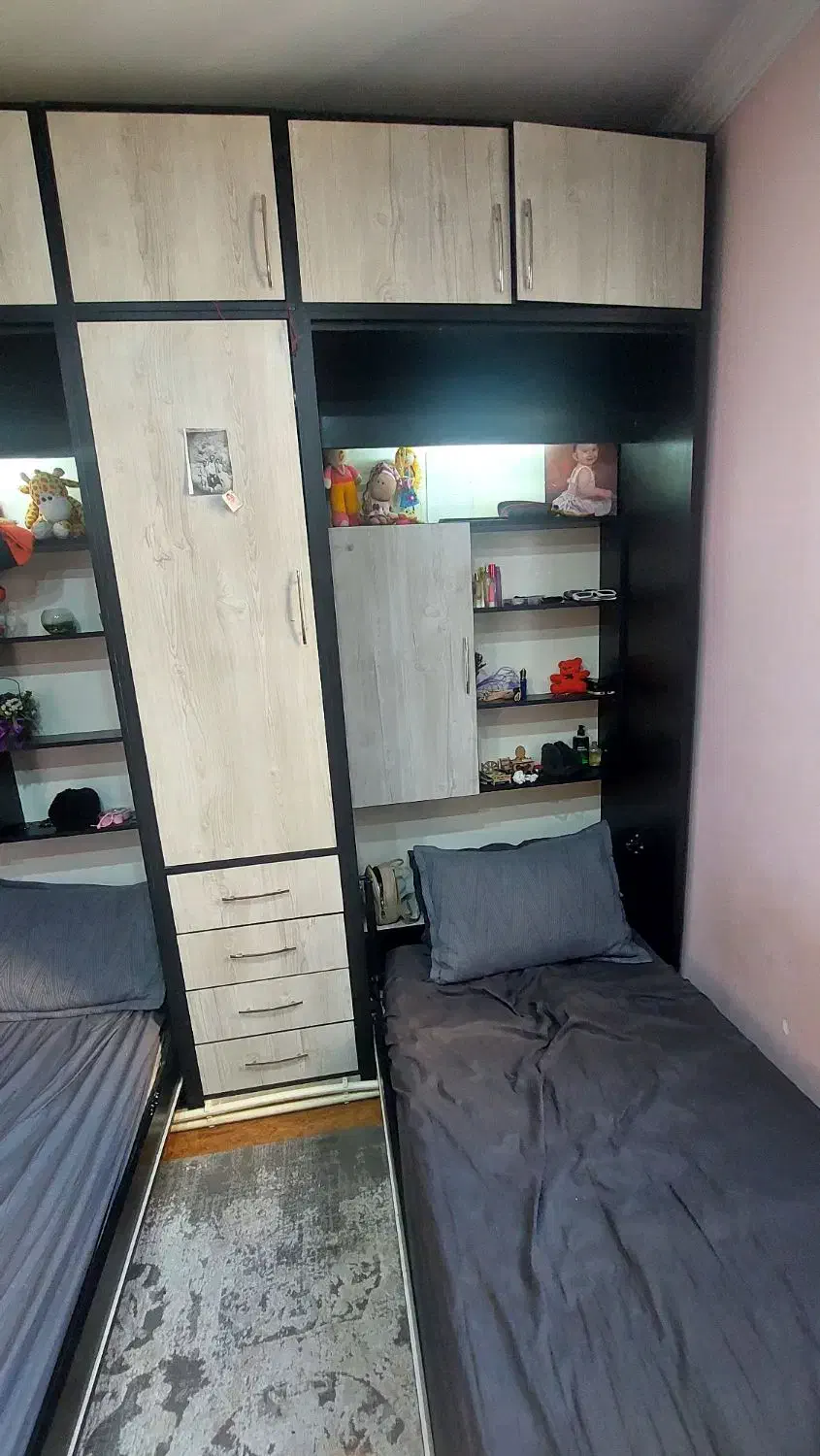 تخت کمجا ۲۵۴ در ۲۶۰ ..دو تخت یک نفره|تخت و سرویس خواب|تهران, شهرک دانشگاه|دیوار