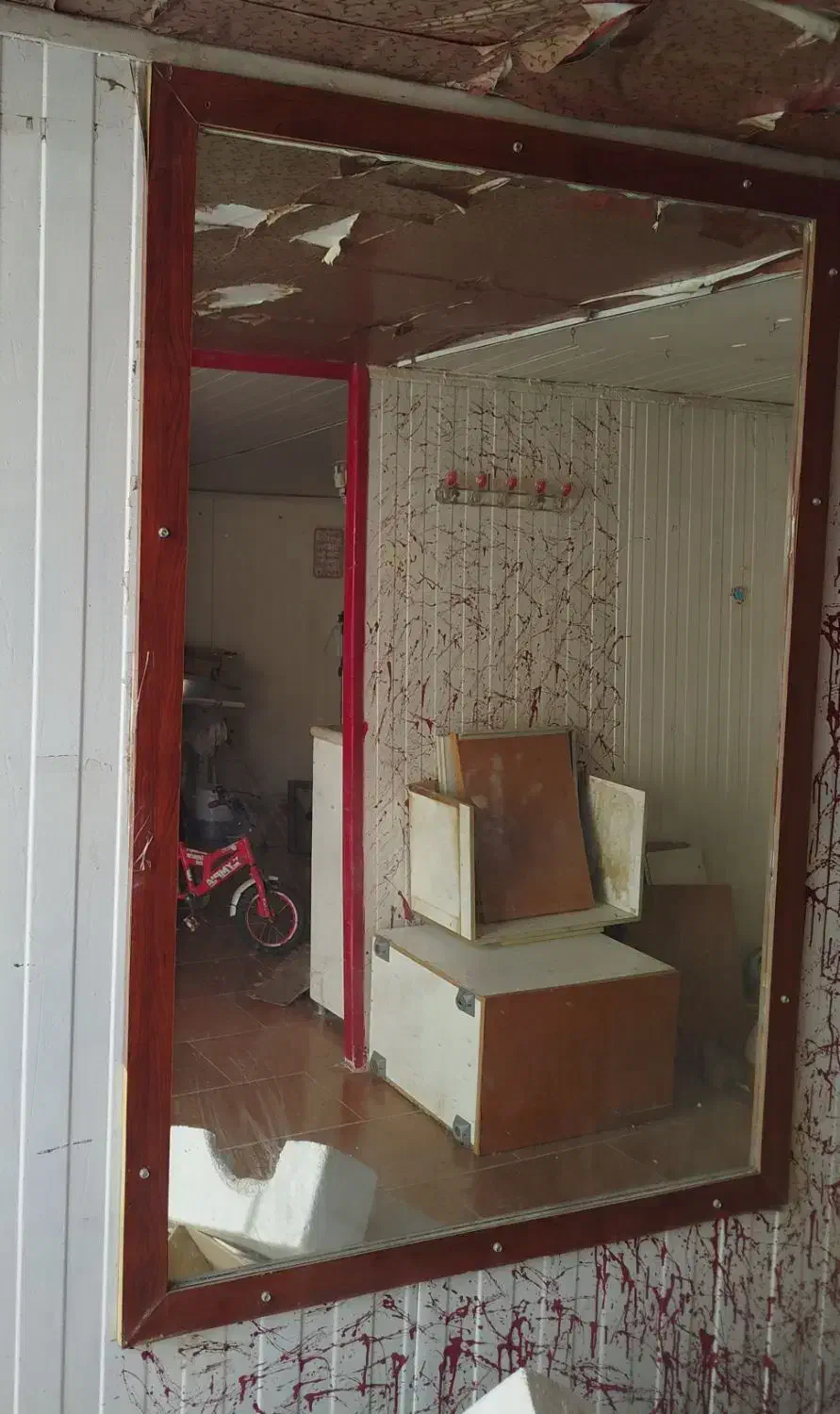 آینه قدی با قاب ام دی اف|آرایشگاه و سالنهای زیبایی|بم, |دیوار