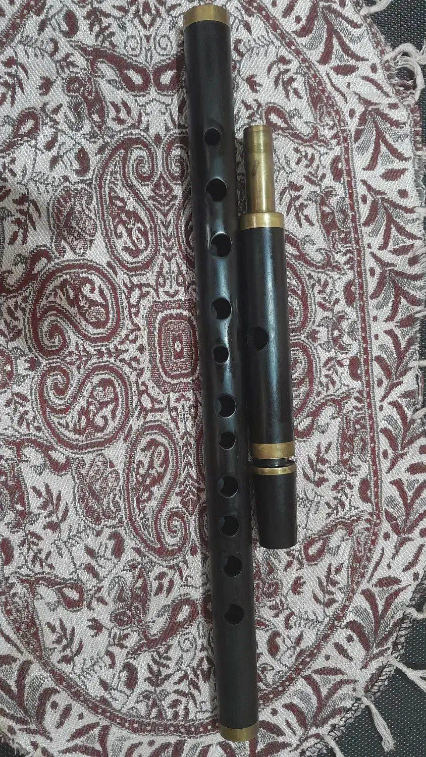 فلوت آبنوس کهنه|سازهای بادی|تهران, بریانک|دیوار