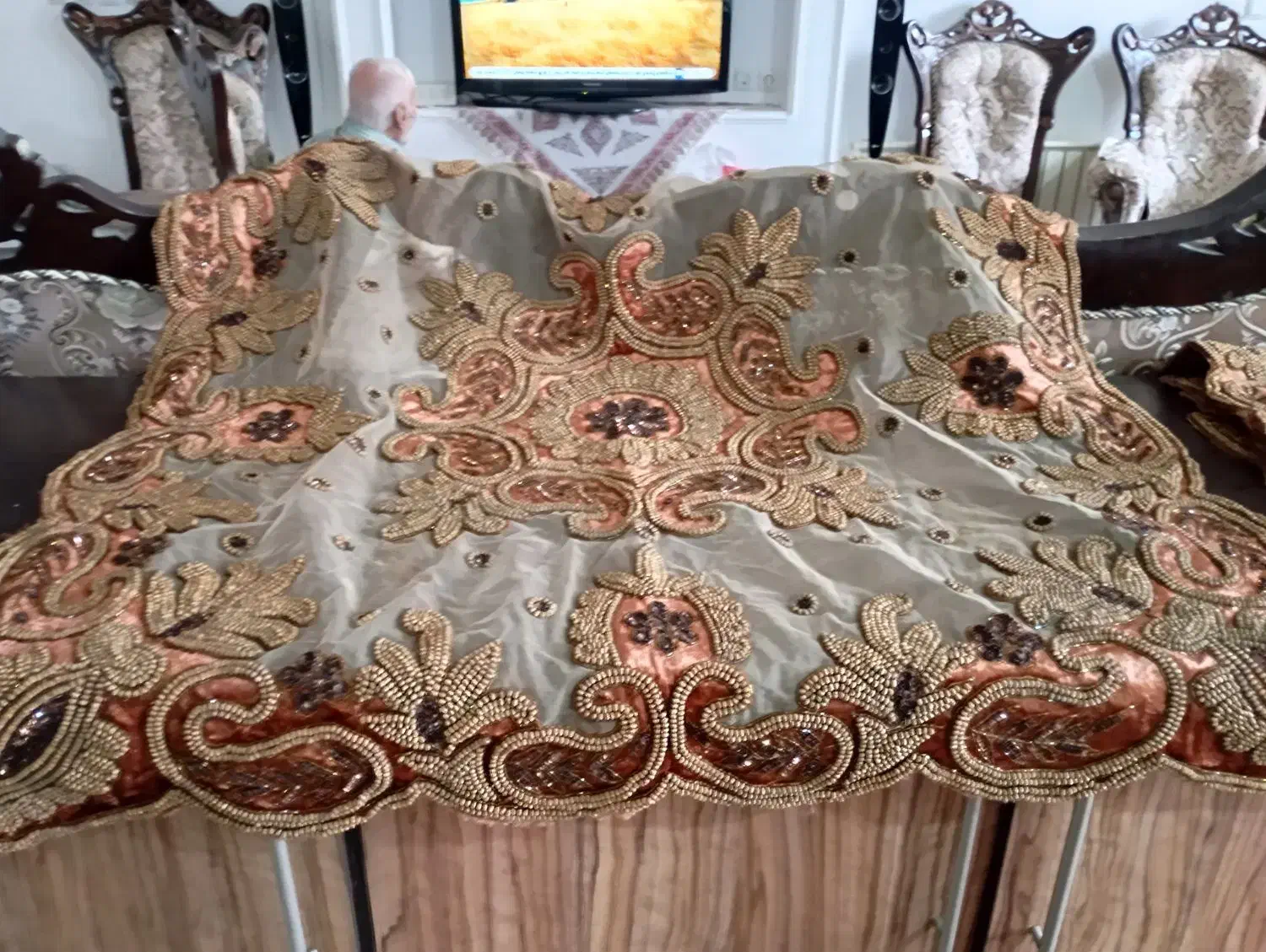 رومیزی ۶تیکه|پرده، رانر، رومیزی|قم, تولید دارو و یخچال|دیوار