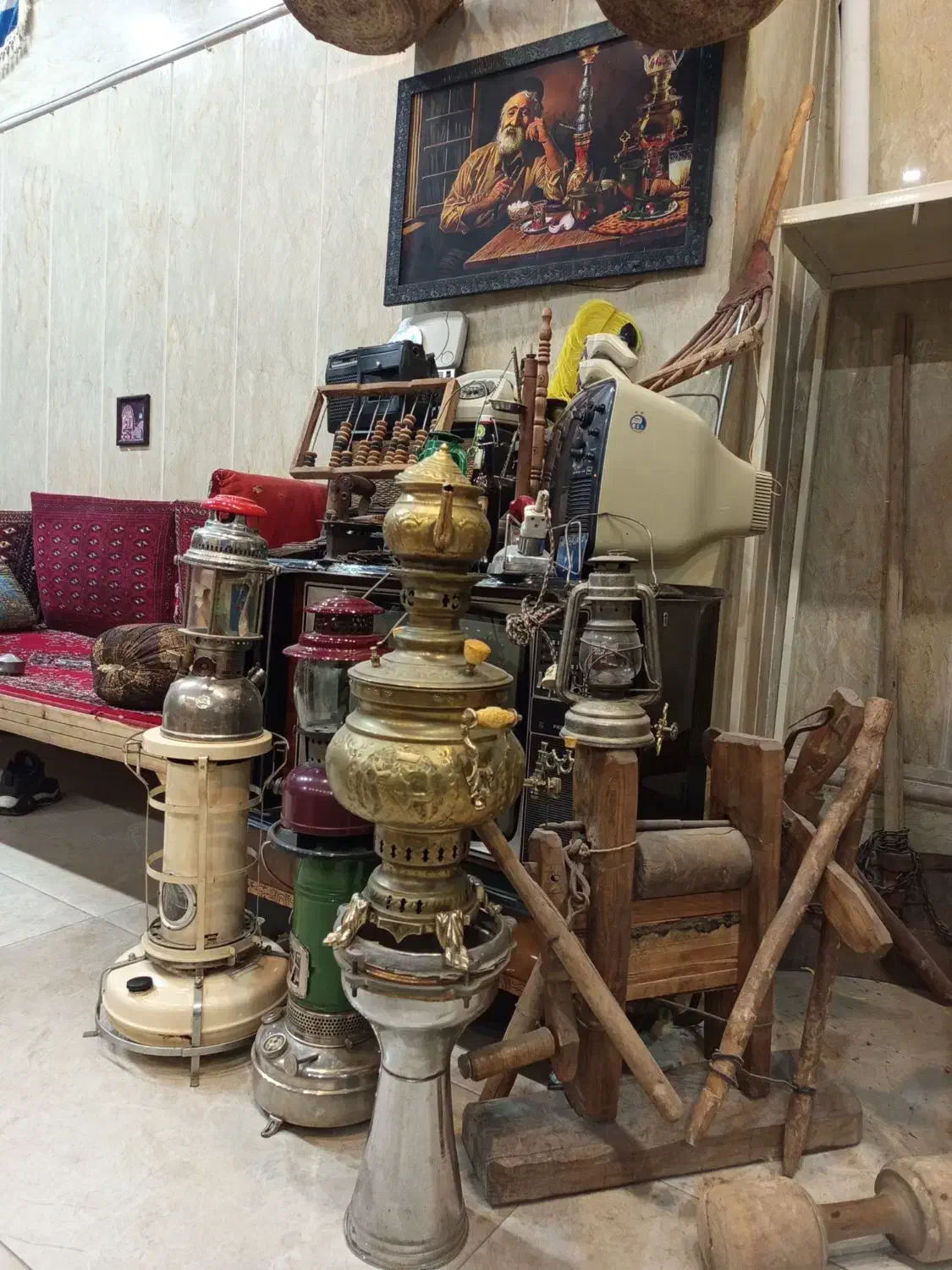وسایل قدیمی|کلکسیون اشیاء عتیقه|گلپایگان, |دیوار