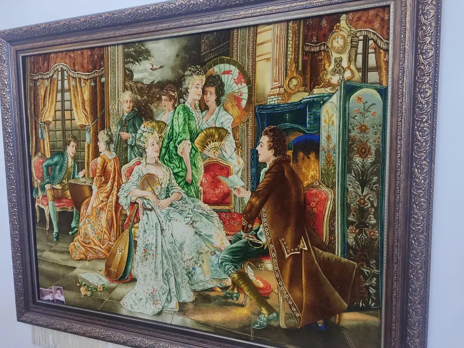 تابلو فرش دستبافت فروشی با کلک و ابریشم فروشی|تابلو فرش|اصفهان, بهرامآباد|دیوار