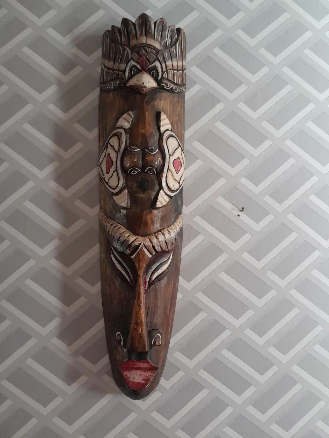 صورتک چوبی|مجسمه، تندیس، ماکت|کرج, احدآباد|دیوار