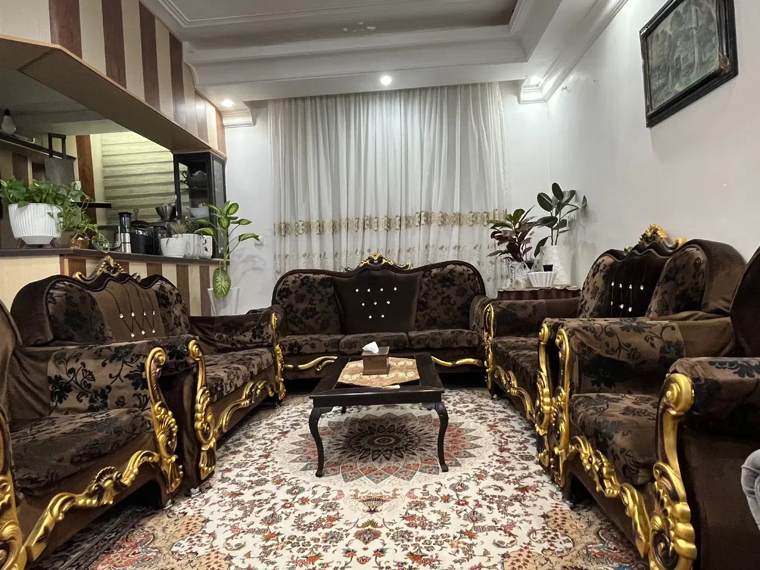 فروش مبل ۹نفره|مبلمان خانگی و میز عسلی|شاهرود, |دیوار