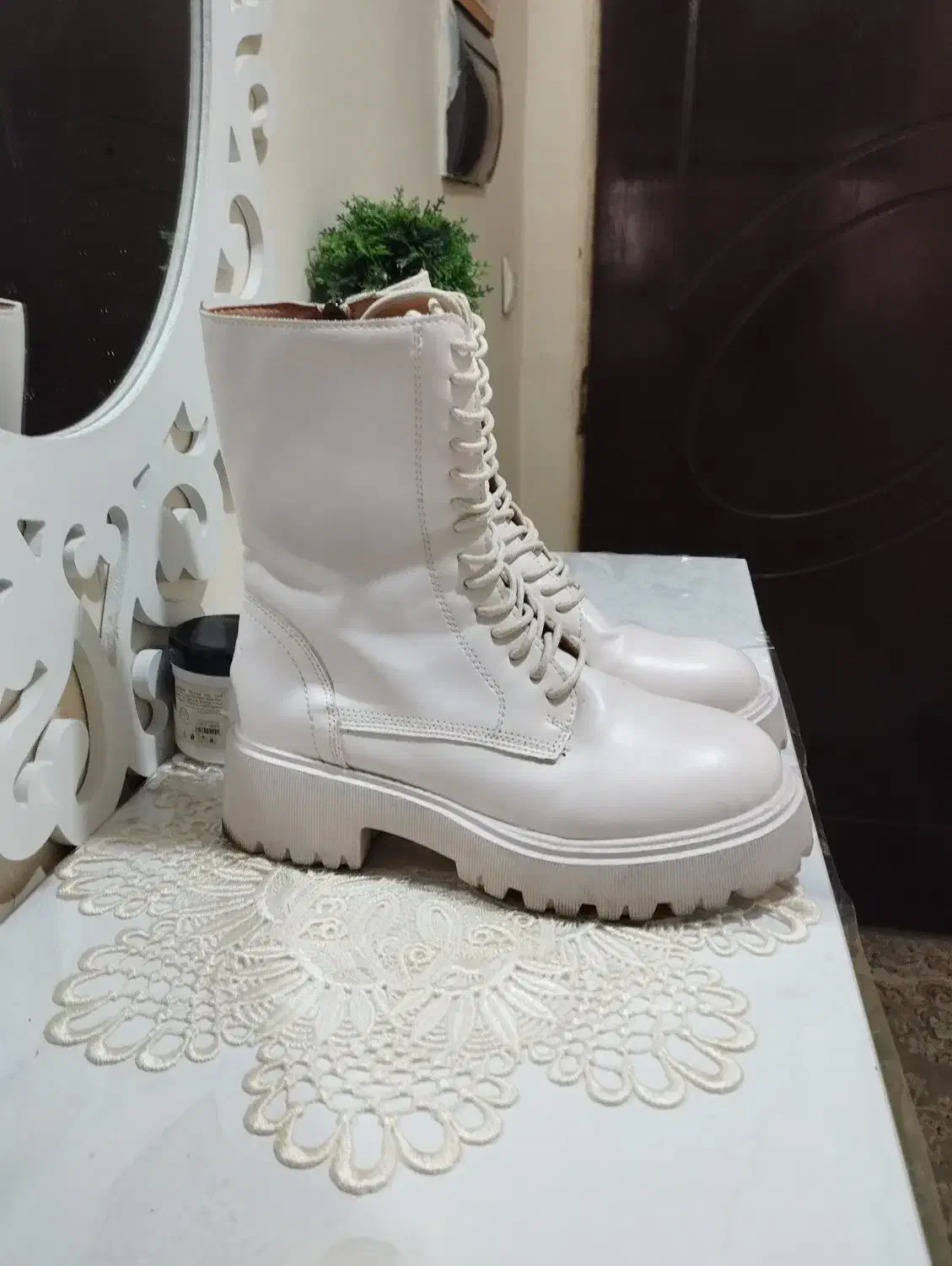 یک جفت پوتین زنانه|کیف، کفش، کمربند|پاکدشت, شهرک امام رضا|دیوار