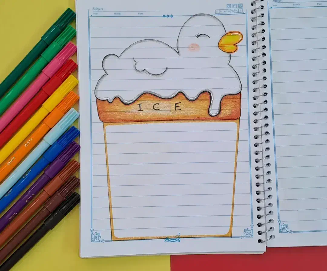 نقاشی دفتر مشق|خدمات آموزشی|قوچان, |دیوار