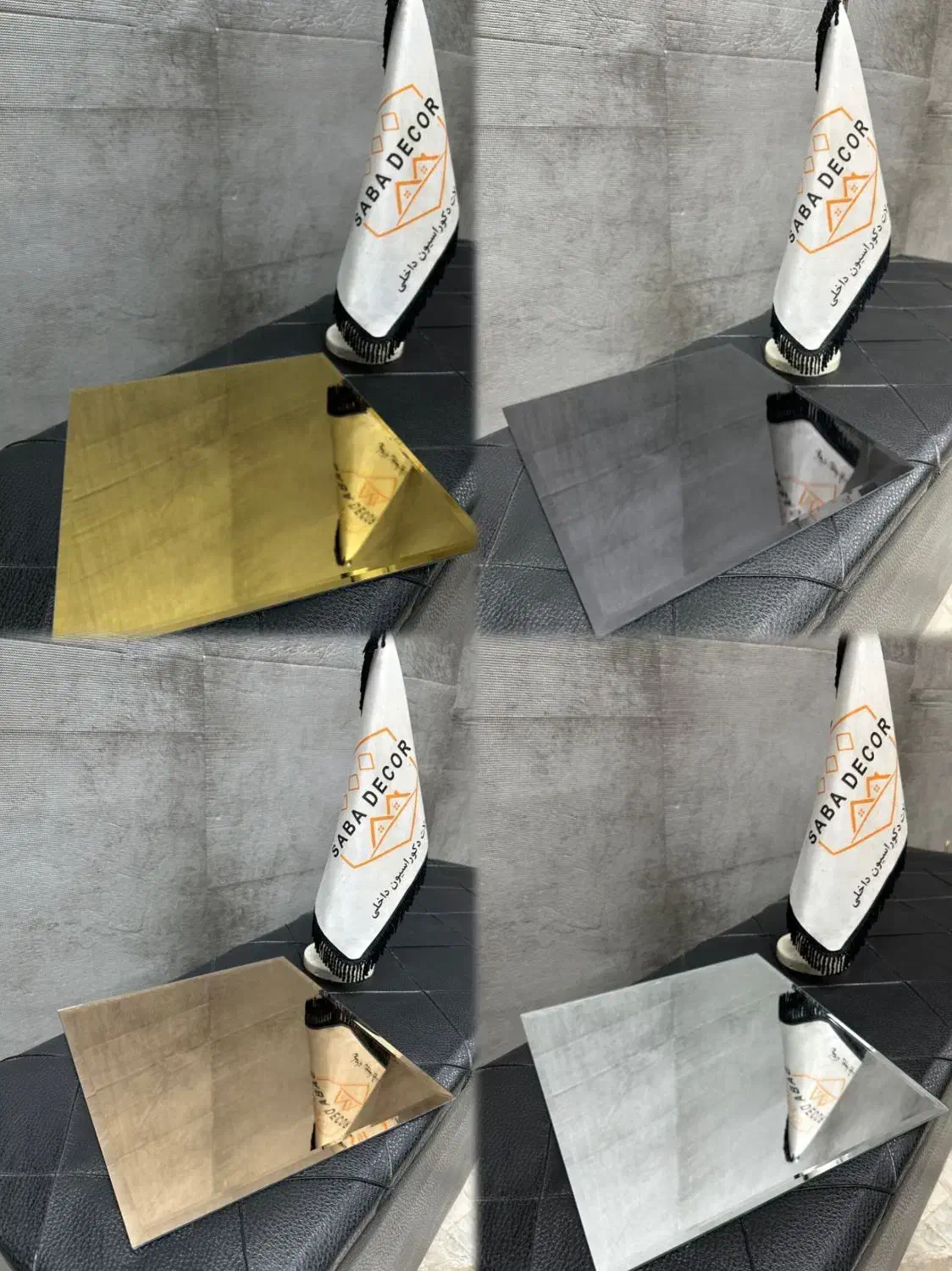 تایل آینه (آینه دکوراتیو آسان نصب)|آینه|چهاردانگه (تهران), |دیوار