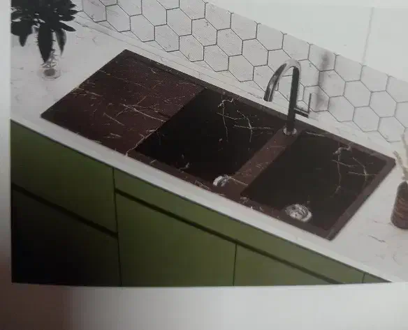 سینک گرانیتی ضد خش ایتالیایی|آب‌چکان و نظم‌دهنده ظروف|تهران, بنی‌هاشم|دیوار