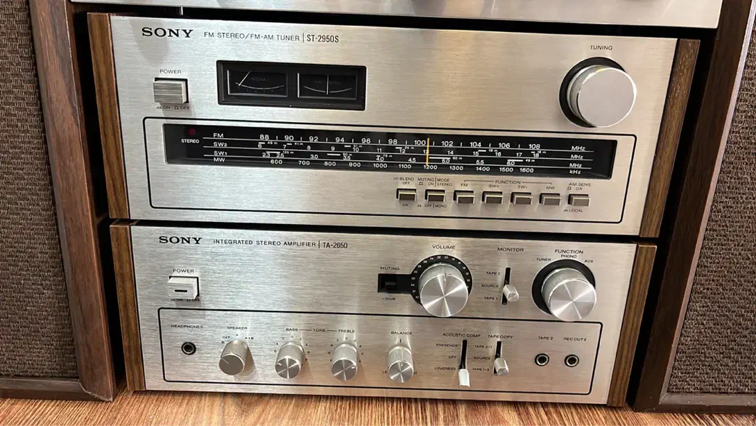 آمپیلی فایر سونی استریو سونی به همراه تیونر.در حد|سیستم صوتی خانگی|پردیس, فاز ۸|دیوار