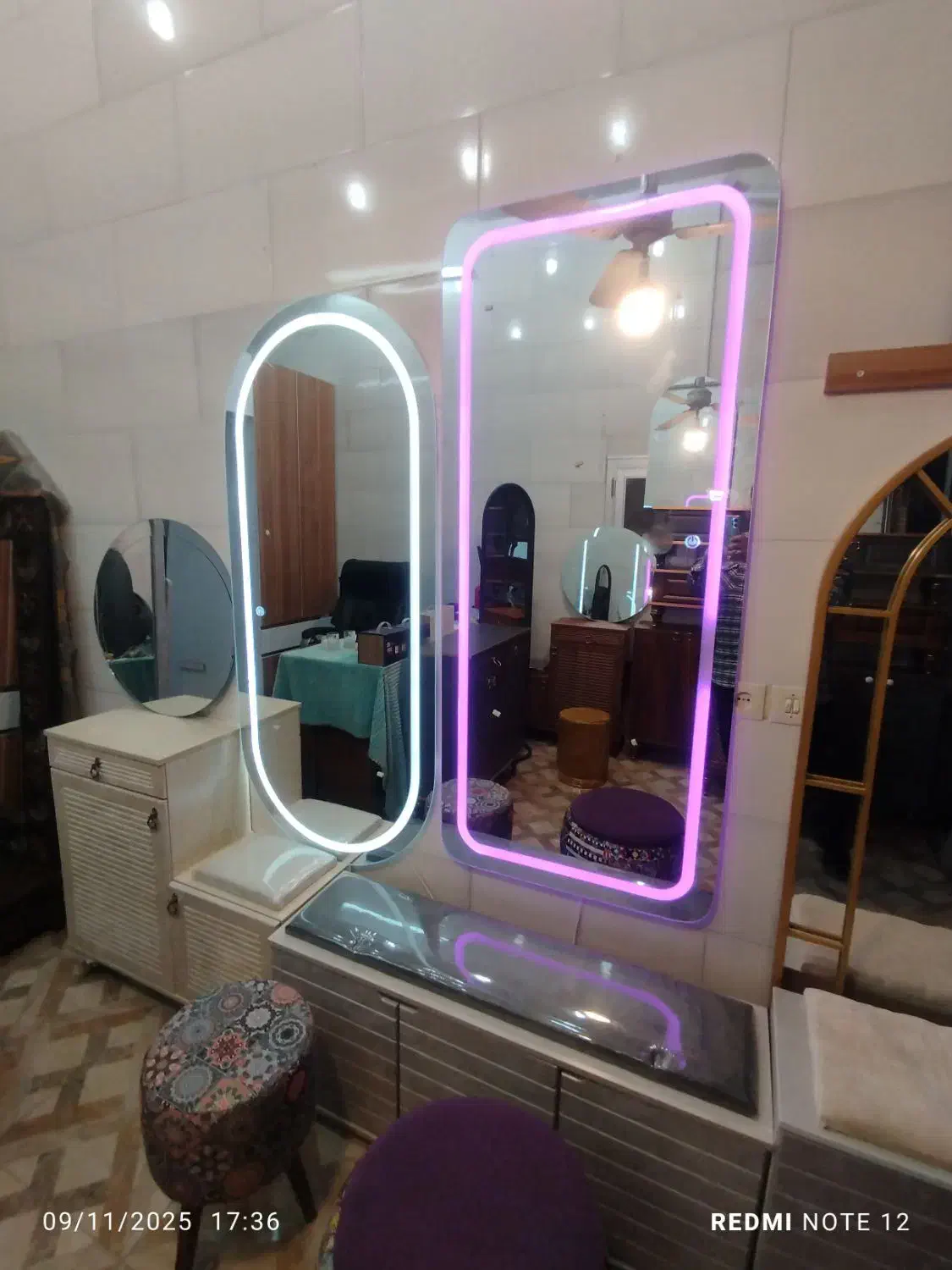 اینه قدی آرایشگاه|آینه|کازرون, |دیوار