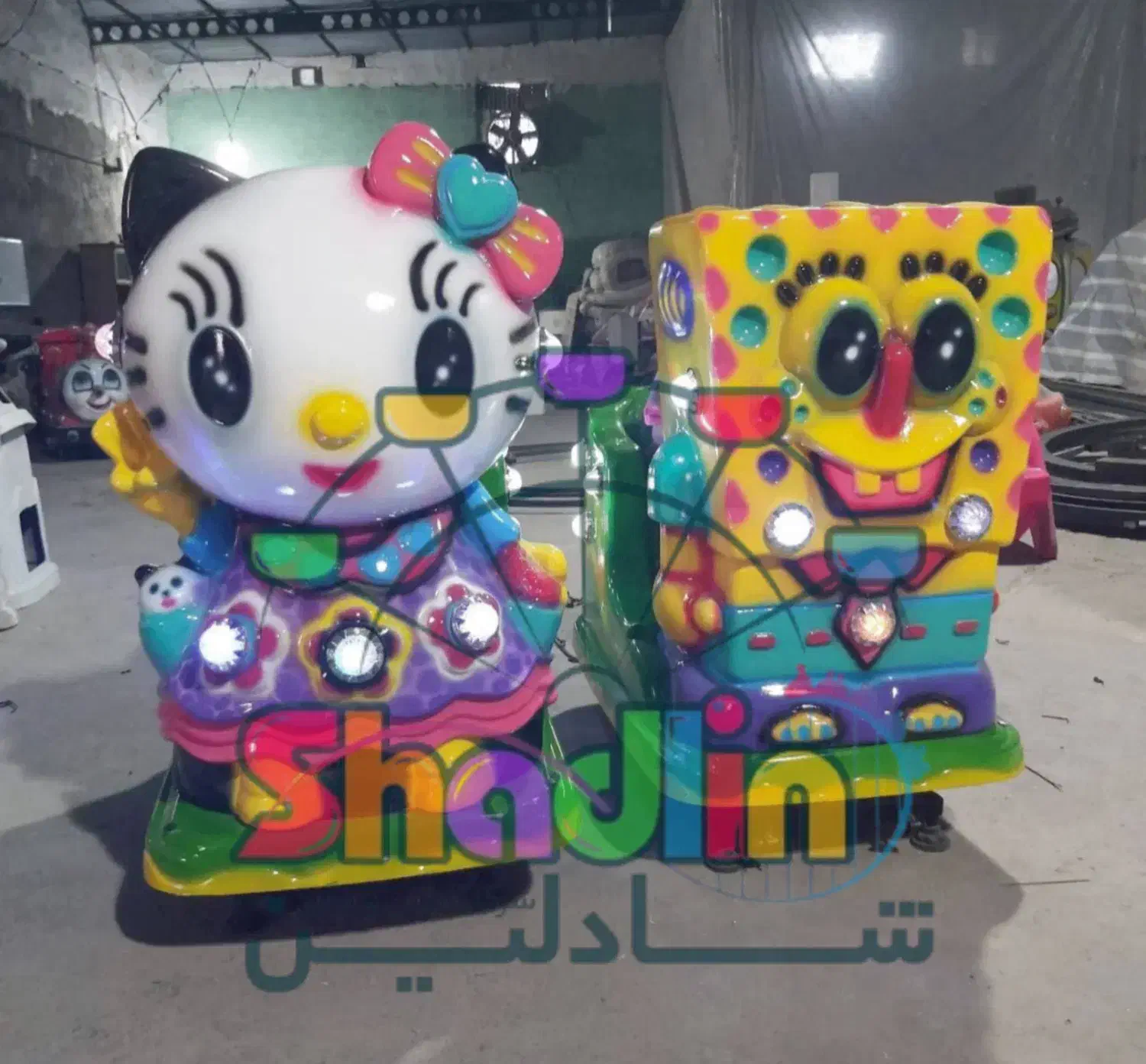 تکان دهنده کیتی/نورپردازی/تجهیزخانه کودک/شادلین|اسباب‌‌بازی|تنکابن, |دیوار