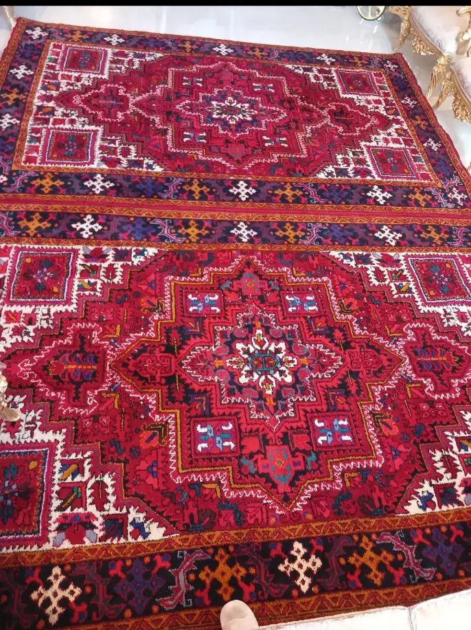 دوتا فرش طبیعی ۶ متری|فرش|اردبیل, |دیوار