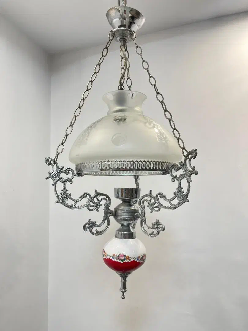 لوستر و دیوارکوب ،تک شعله آنتیک خاص قدیمی|لوستر و چراغ آویز|چهاردانگه (تهران), |دیوار