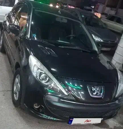 پژو ۲۰۷مشکی|خودرو سواری و وانت|زنجان, |دیوار