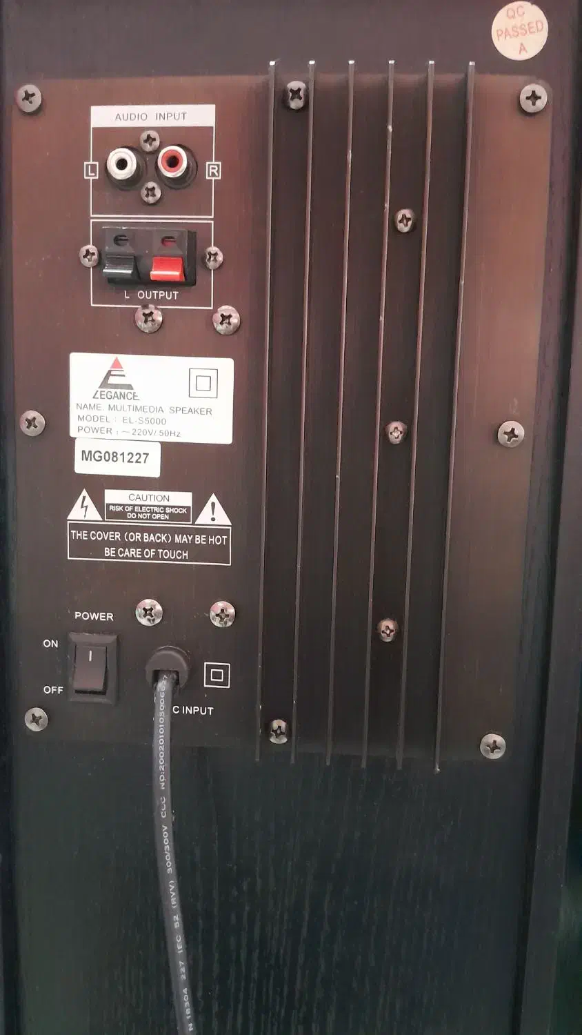 باند و اسپیکر جفتی الگانز مدل EL-S5000|سیستم صوتی خانگی|خمینیشهر, |دیوار