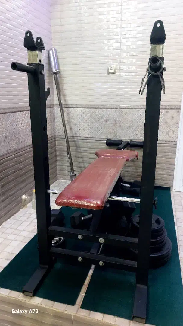 دستگاه چند کاره بدنسازی و دمبل|تجهیزات ورزشی|بندر ماهشهر, |دیوار