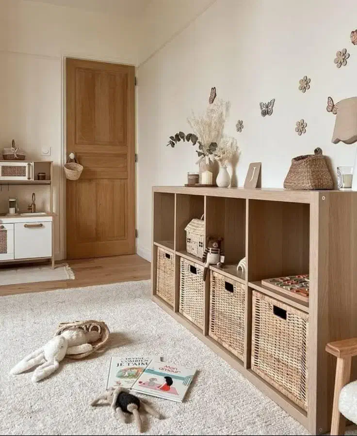 طبقات چوبی و بوفه شلفای چوبی|کتابخانه، شلف، قفسه‌های دیواری|اهواز, کمپلو شمالی|دیوار