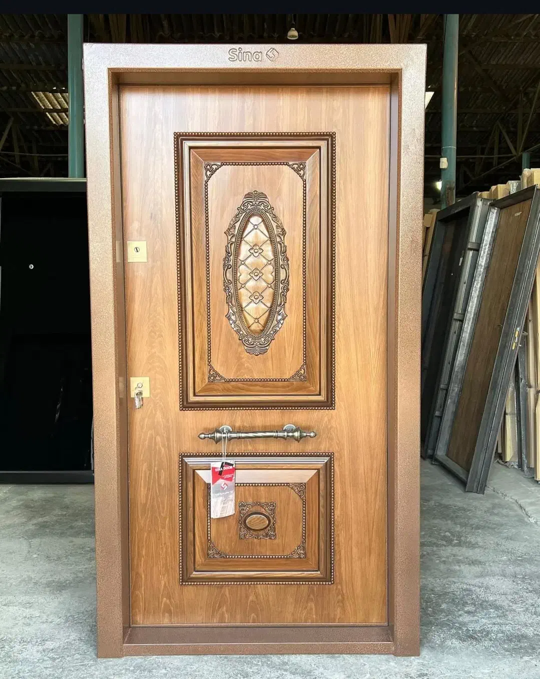 درب ضد سرقت بلوط نرده استیل، سکوریت، پنجره کد F131|مصالح و تجهیزات ساختمان|فریدونکنار, |دیوار