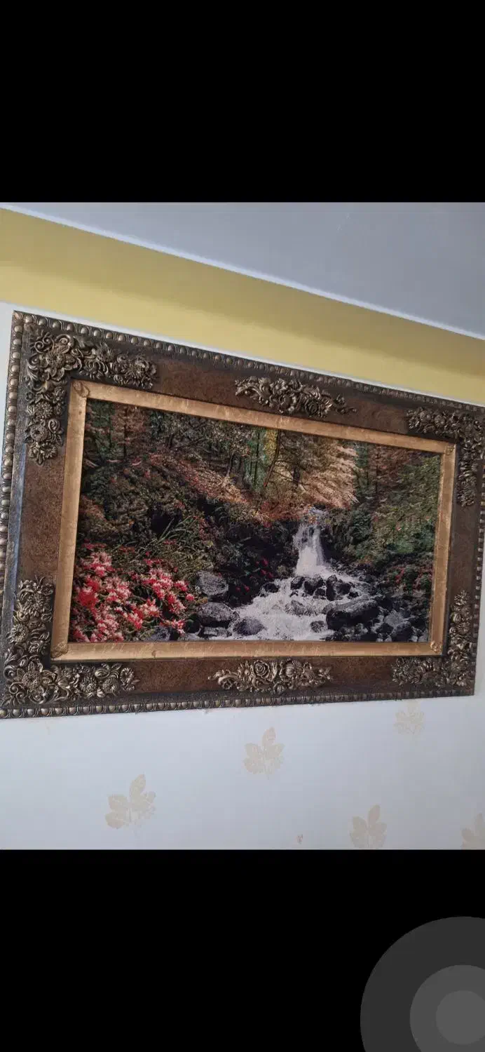 فرش ۹ متری جای ستون بریده شده|فرش|میانه, |دیوار