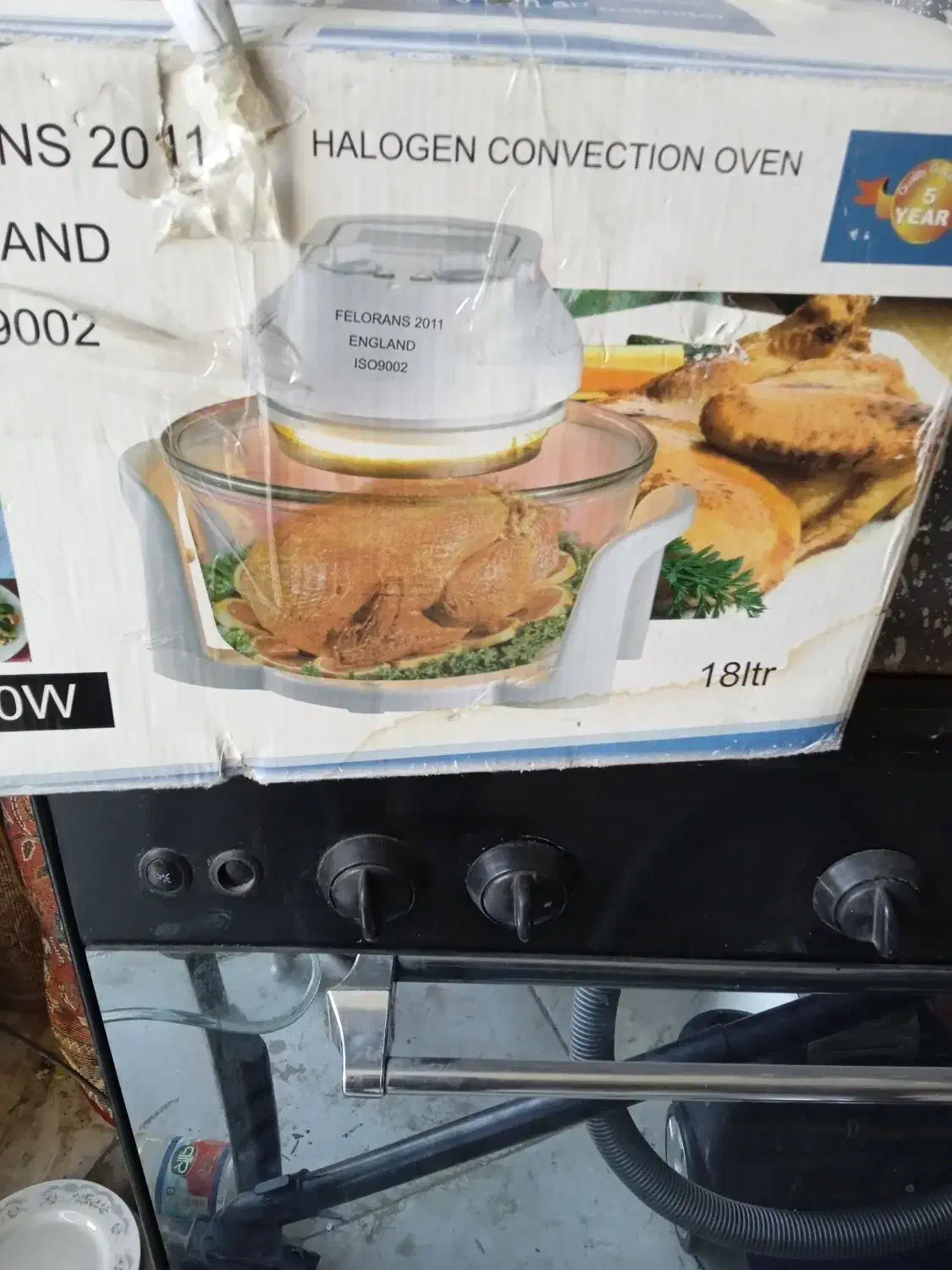 هواپز بزرگ سفید نونو تو کارتون|اجاق گاز و لوازم برقی پخت‌وپز|مشهد, طبرسی شمالی|دیوار