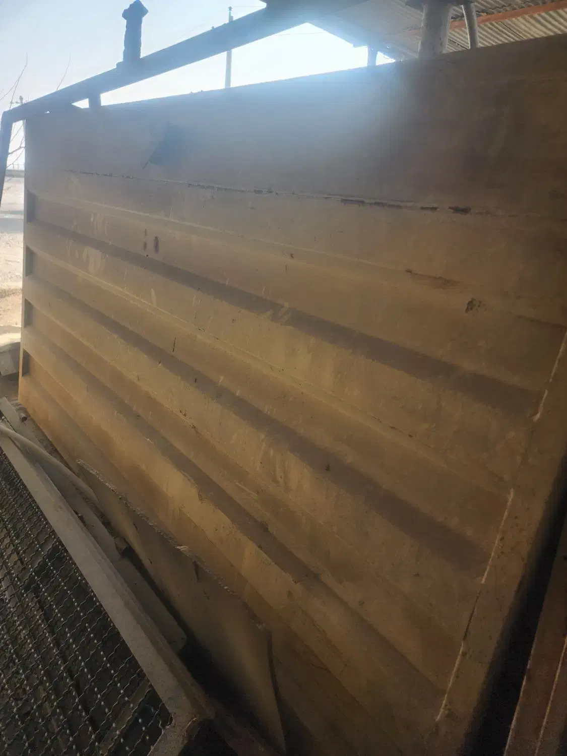 درب سنگین ماشین رو|مصالح و تجهیزات ساختمان|آبیک, |دیوار