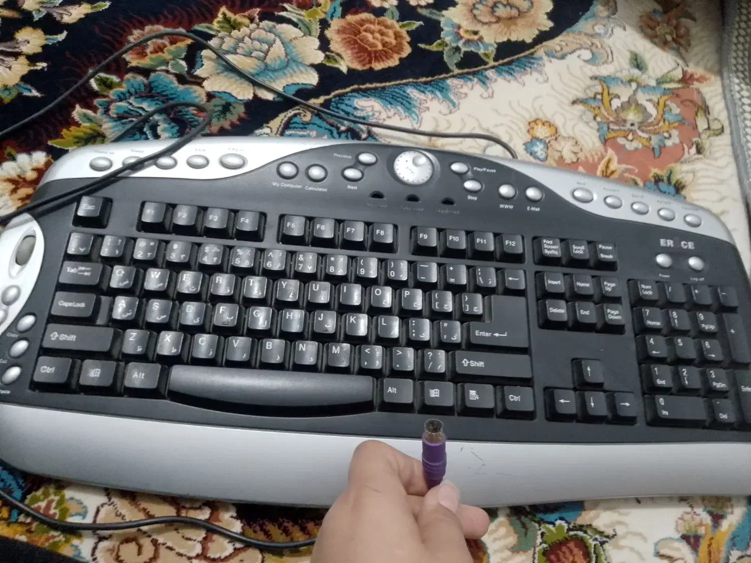 کیبورد معاوضه دارم|قطعات و لوازم جانبی رایانه|پلدختر, |دیوار