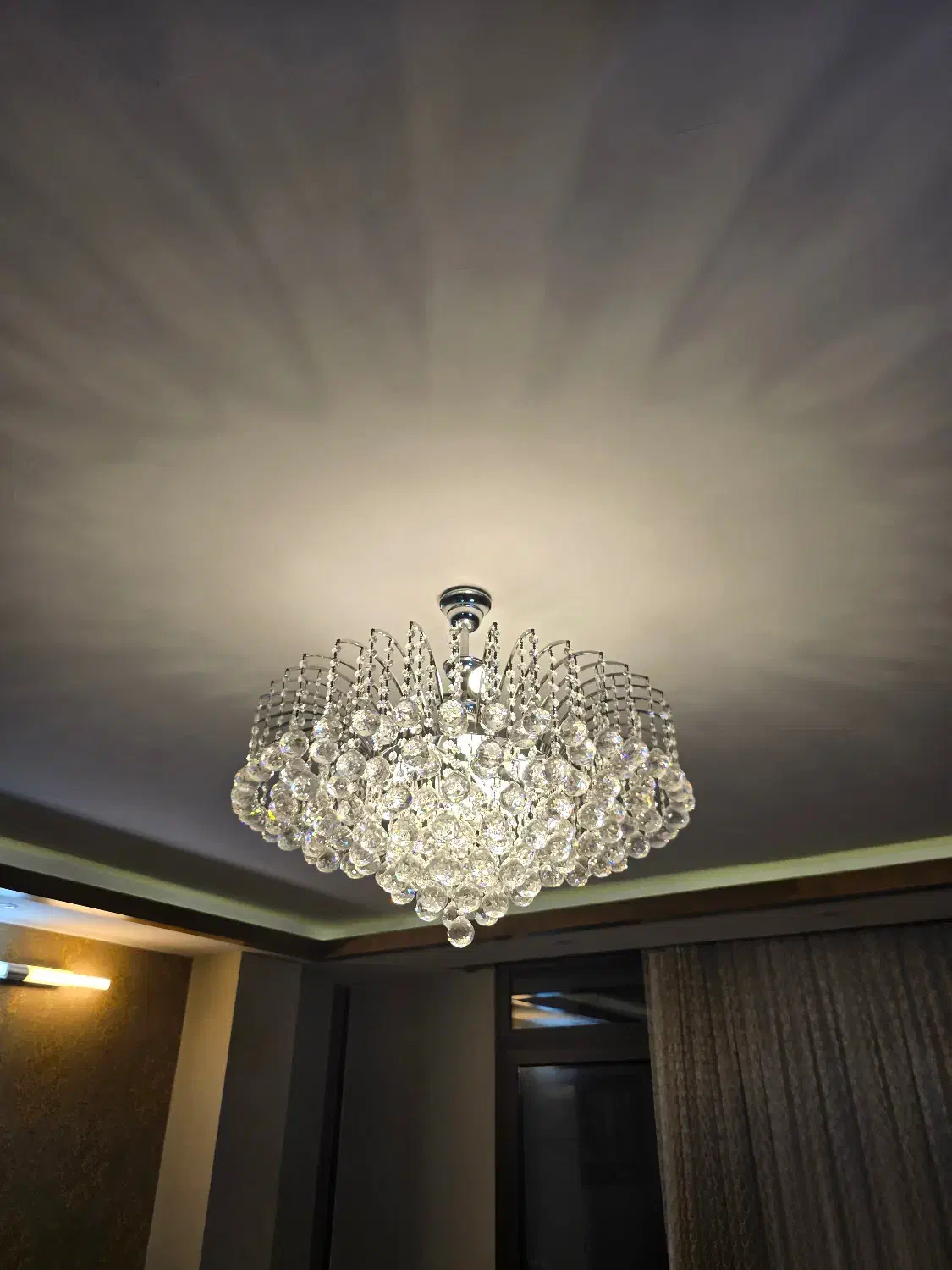 لوستر کریستالی با بهترین متریال وقابلیت تغییر مدل|لوستر و چراغ آویز|اصفهان, ملکشهر|دیوار