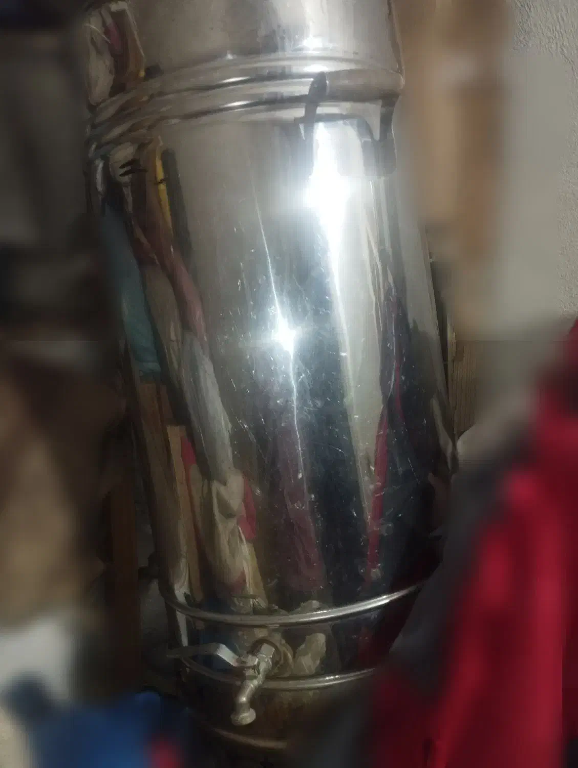 سماور ۱۲۰ لیتری استیل گازی  (برند ایران گاز استیل)|سماور، چای‌ساز، قهوه‌ساز|ری, دولت‌آباد|دیوار