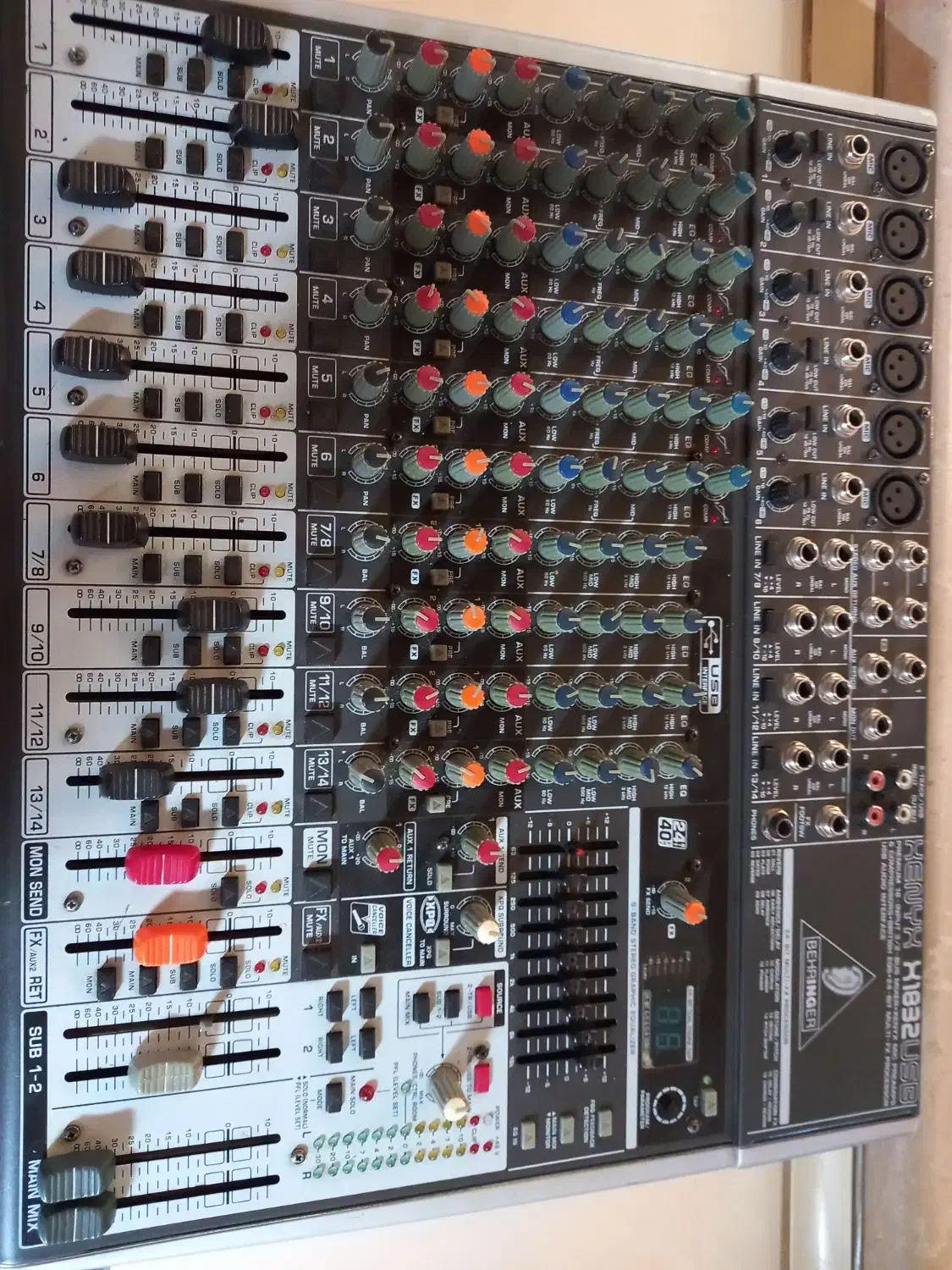 میکسر بهرینگر|گیتار، بیس، امپلیفایر|مرند, |دیوار