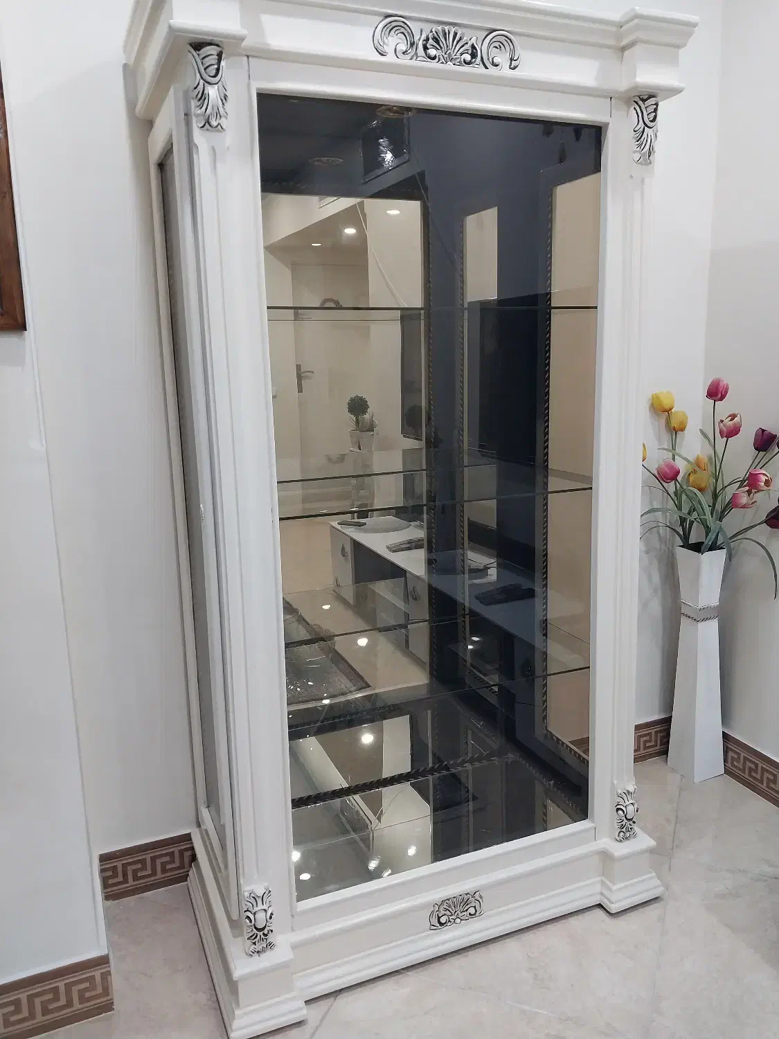 ویترین چوبی محکم|بوفه، ویترین، کنسول|اندیشه, اندیشه فاز ۴|دیوار