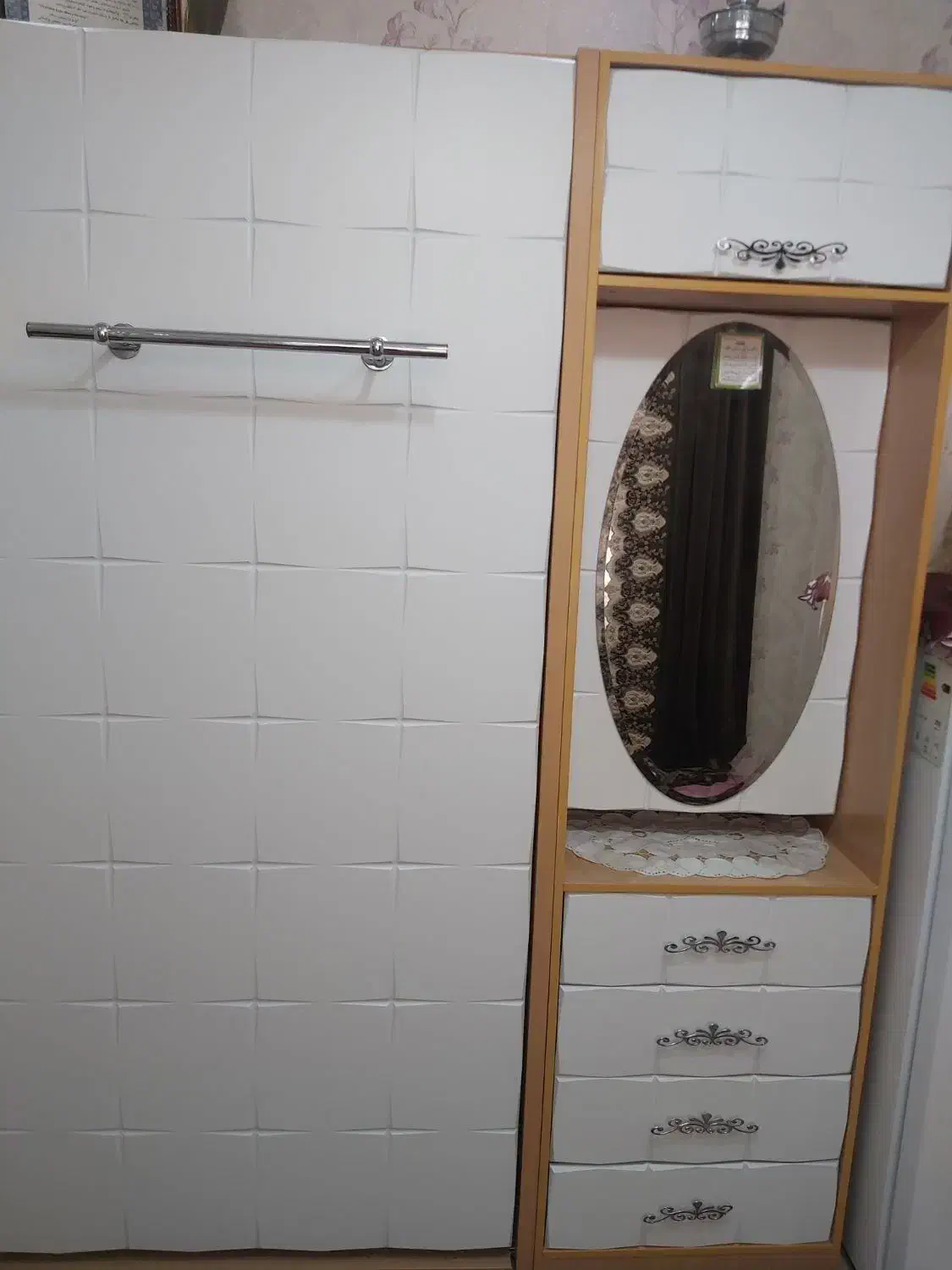 تخت کمجا یک نفره|تخت و سرویس خواب|تهران, نیروی هوایی (پیروزی)|دیوار