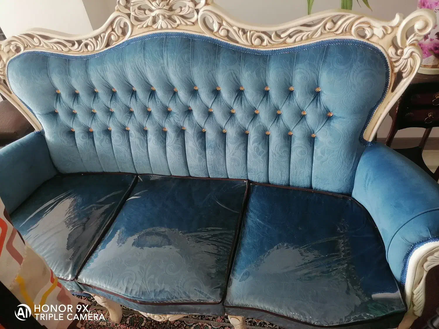 سلطنتی 9 نفره با عسلی و میز|مبلمان خانگی و میز عسلی|لردگان, |دیوار