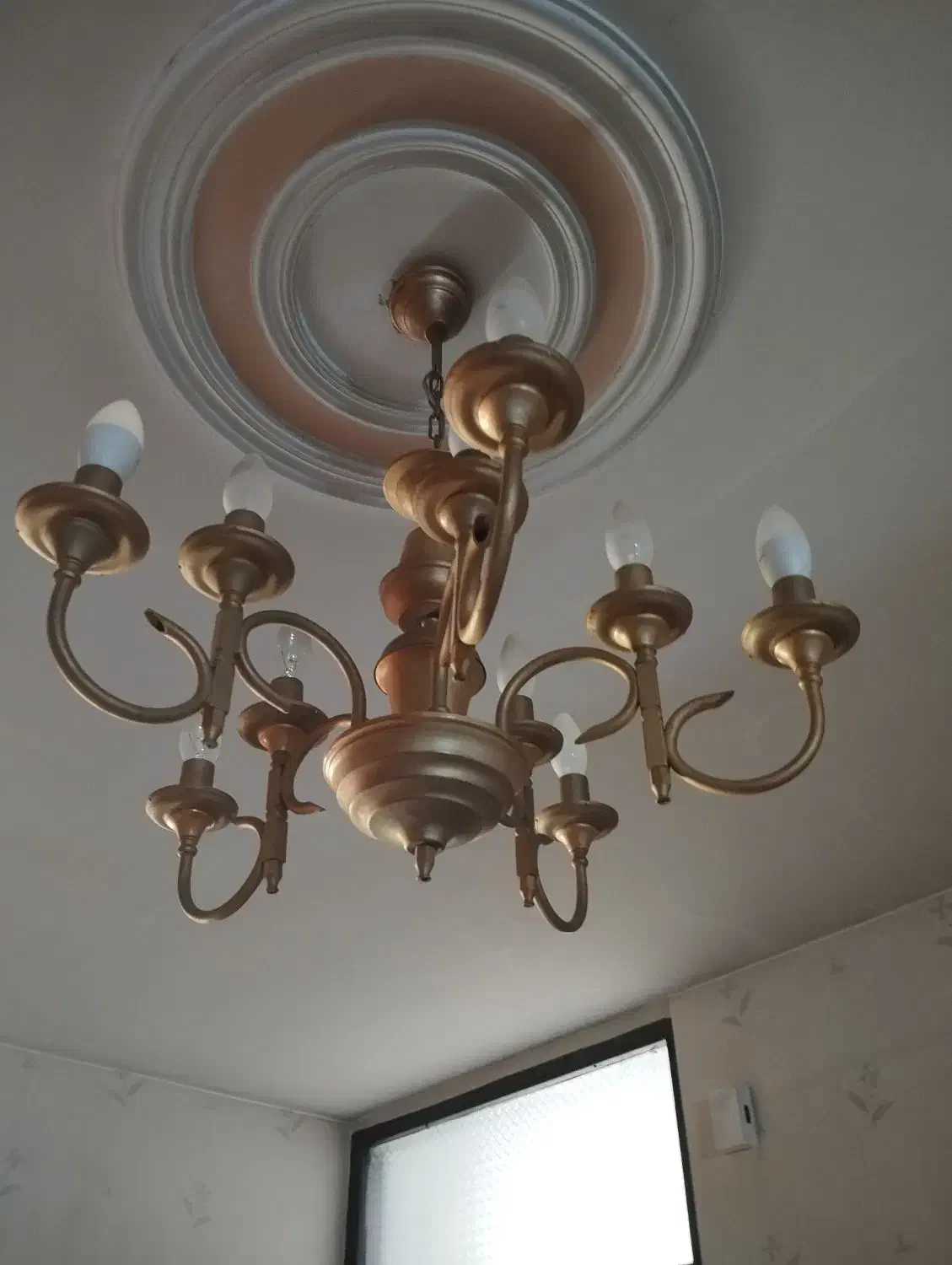 لوستر برنجی فروشی|لوستر و چراغ آویز|تهران, حشمتیه|دیوار