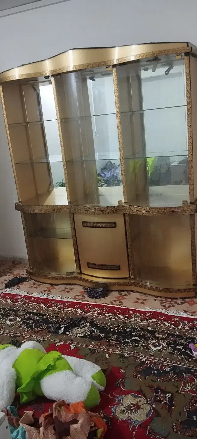 بوفه . چوب اصل|بوفه، ویترین، کنسول|خاش, |دیوار