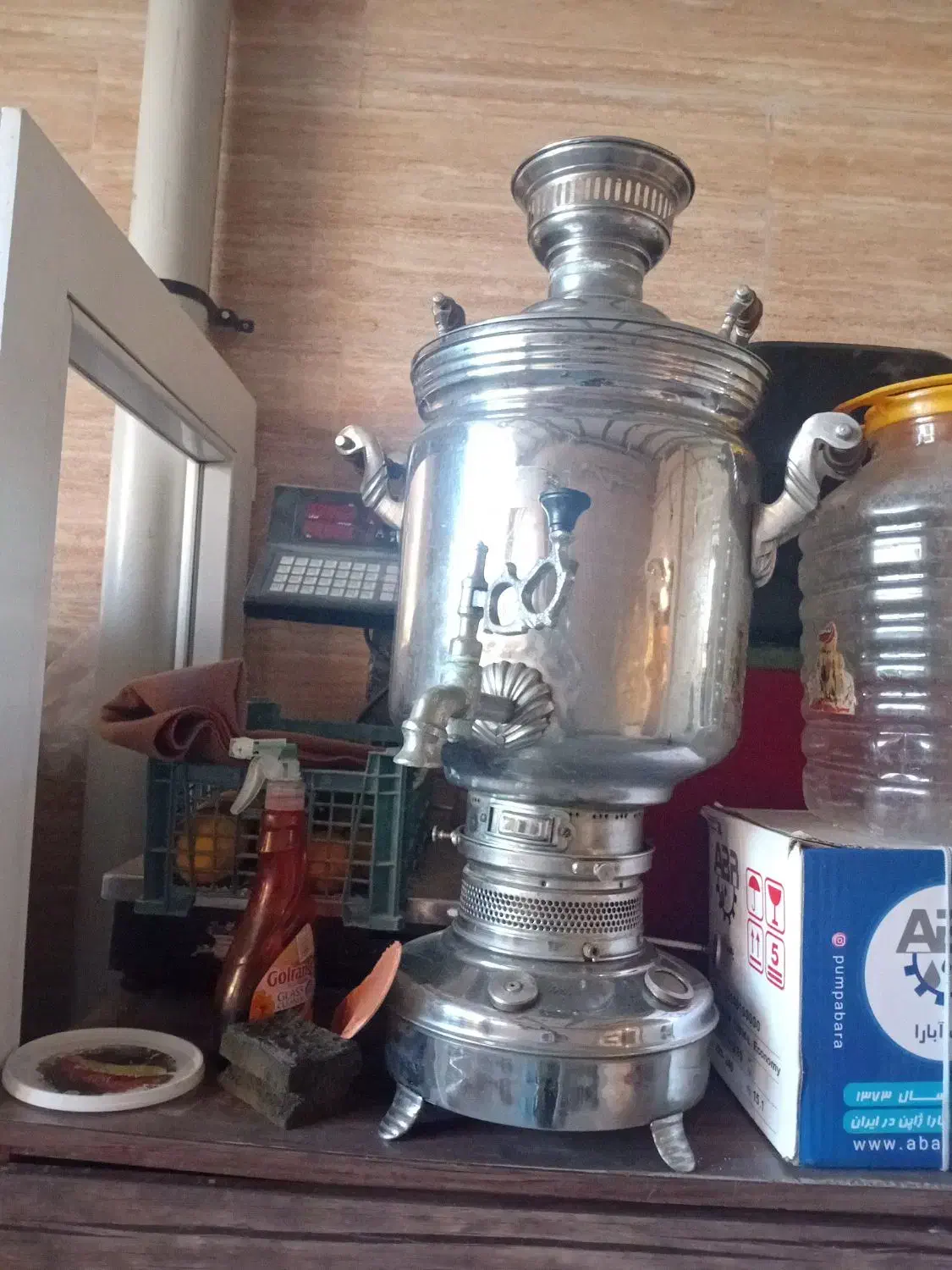 یک عددسماورنفتی 15لیتری قدیمی درحدنو|سماور، چایساز، قهوهساز|گرگان, |دیوار