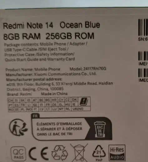 گوشی پلمپ ردمی نوت14|موبایل|کرمانشاه, |دیوار